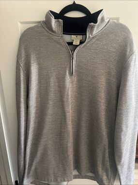 Rorie Whelan Men's Heather Gray Quarter-Zip Pullover